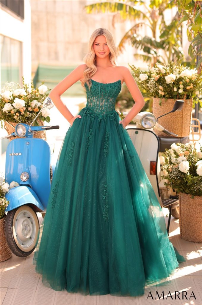 Amara prom dress exclusive to City Prom in South Wales