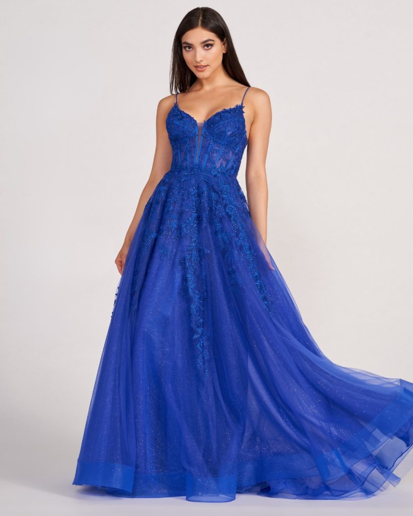 Royal blue prom dresses at Cardiff Prom shop -City Prom