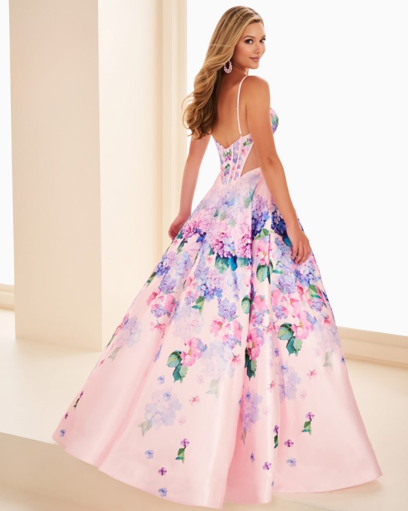 pink prom dress from City Prom in Cardiff. Exclusive stockist of Ellie Wilde in South Wales