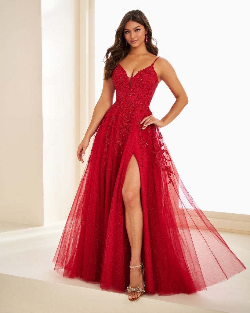 Red prom dresses in Cardiff. City Prom,- Prom Dress Shop