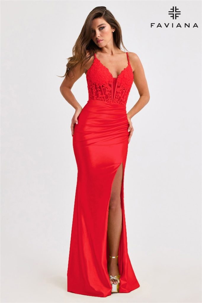 Fitted stretch corset style prom dresses in Cardiff