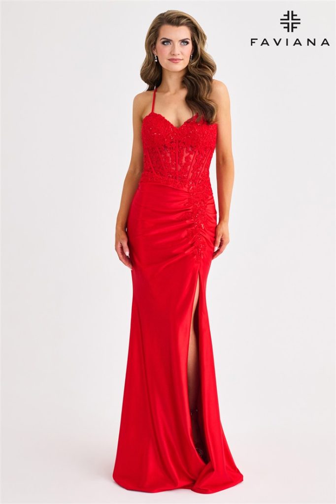 Red prom dresses in City Prom, Cardiff Prom shop 