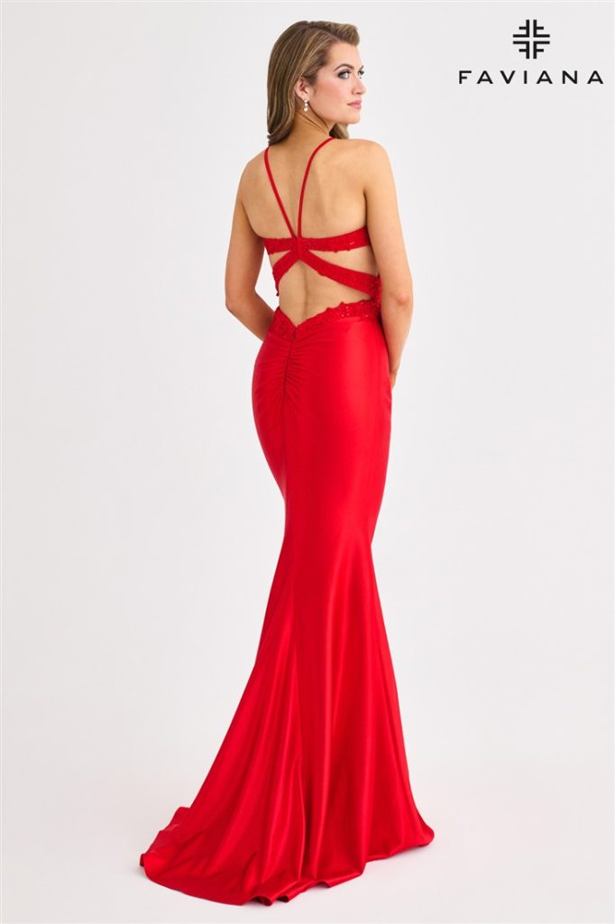 Red prom dresses in City Prom, Cardiff Prom shop 